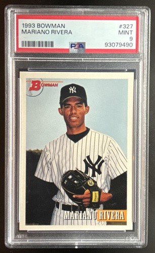 1993 Bowman #327 Mariano Rivera NY Yankee Legend Best Closer All Time PSA 9 MINT