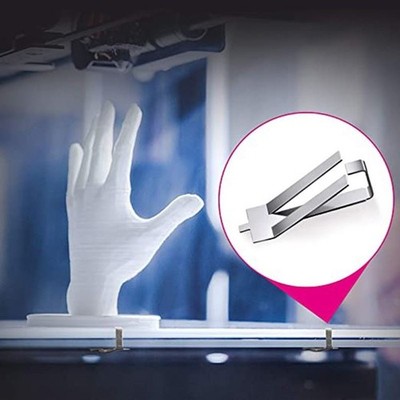 10x Ender 3 Pro 3D Drucker Glasbett Federclips Turn Clips