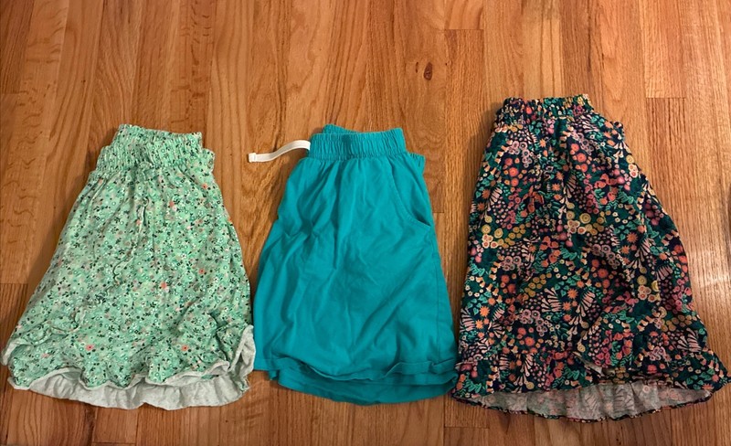 Lot Of 3 Amazon Essentials Girls Skorts Size XL
