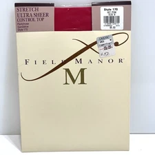 Vintage Pantyhose Sz B Hot Pink Ultra Sheer Control Top Field Manor Sexy Cosplay