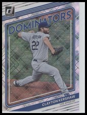 2022 Donruss #D-1 Clayton Kershaw Dominators Rapture
