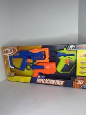 Nerf N Series Triple Action Pack Blasters Toy Foam Darts Kids 1 Pack New