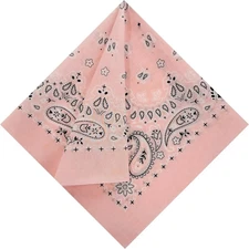 Single Pack Bandanas 60s Premium Cotton Soft Thin Handfeel Large Handkerchief