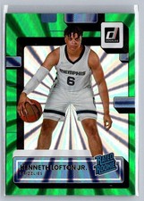 2022-23 Donruss #250 Kenneth Lofton Jr. Holo Laser Green