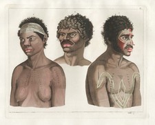 Australia tubylcza Australia kostiumy akwatinta akwatinta akwatyna etching ferrario 1820