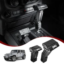 2pcs Aluminum Automatic Gear Shifter Shift Knob for 2011-17 Jeep Wrangler JK JKU