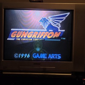 Gungriffon SEGA Saturn US Version Complete Box CIB Manual Reg Card Works Great