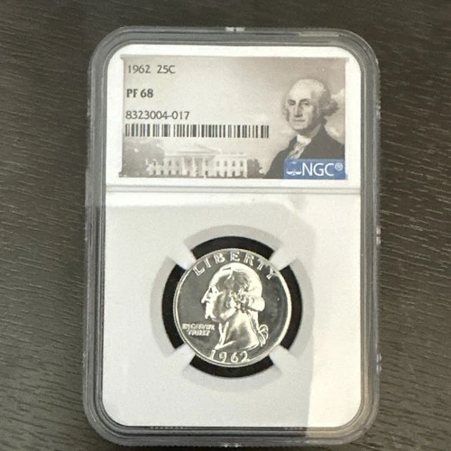 1962 Proof Washington Silver Quarter NGC PF68