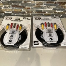 2 X 60Ft Video&Power Cable for Night Owl HD CCTV Security Camera Wire Cord