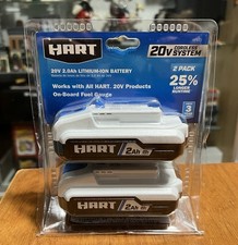 HART 20v Volt 2Ah 2-Pack HPB22 Lithium-Ion Ba...
