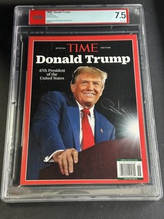 Time Magazine 2025 Donald Trump President Commemorative Newsstand Issue PSA 7.5