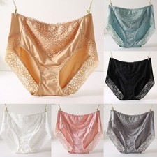 New Women Panties Soft Daily Underpants Knickers Flower Briefs Underwear L-3XL