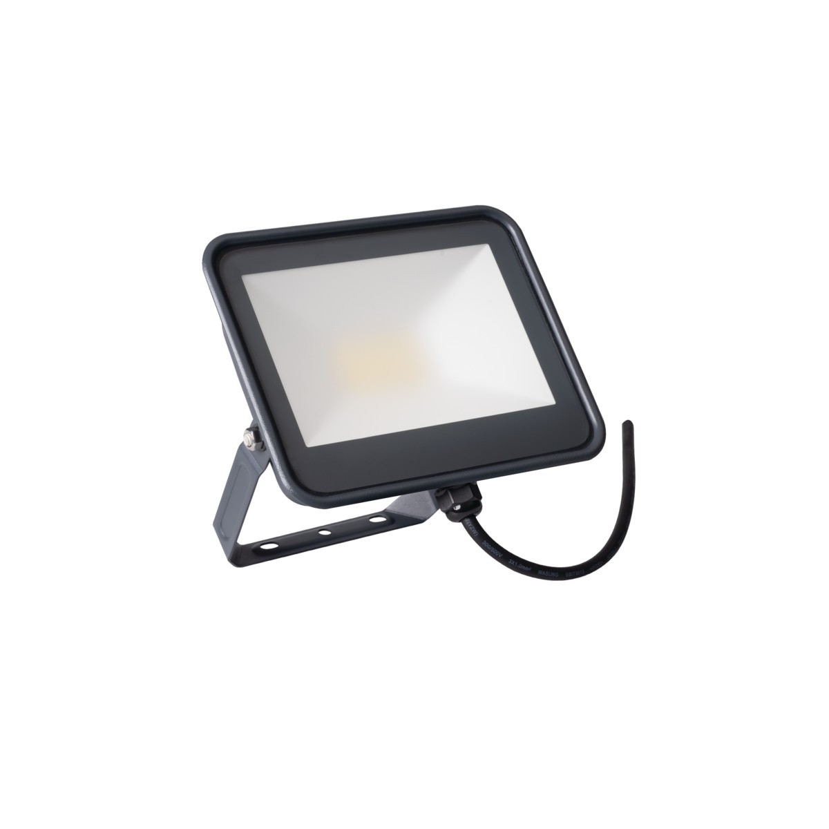 IQ-LED FL BLACK SOCKET LED FL floodlight 20W NW 4000K 33881
