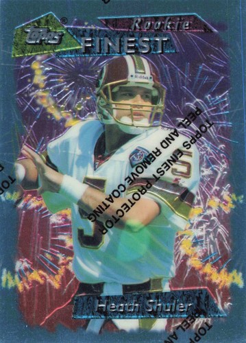 1995 Topps Finest Heath Shuler #75 card