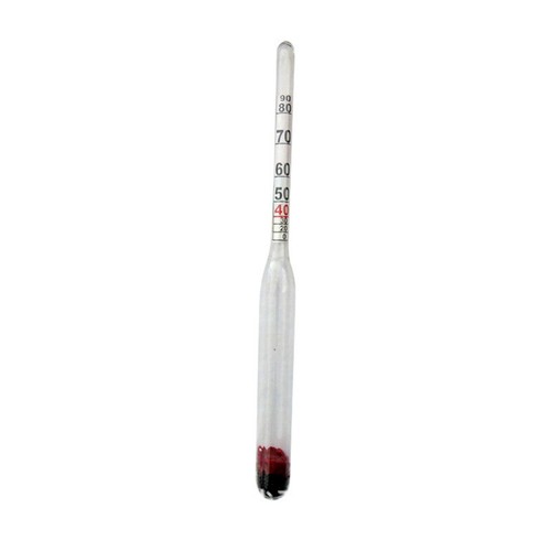 Beer Wine Hydrometer Alcohol Meter 0-96% with Storage Case for Home Brewing
