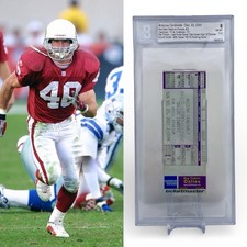 Final Pat Tillman Home Game Full Ticket 12/23/01, Cardinals Cowboys E Smith TD