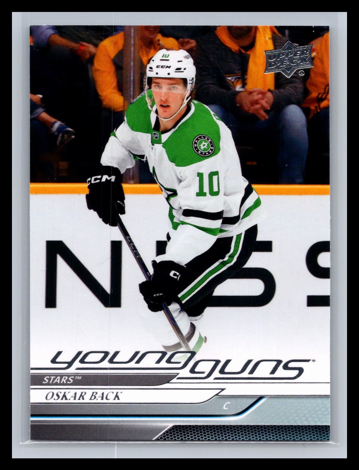 2024-25 Upper Deck #465 Oskar Back YOUNG GUNS Rookie Card RC Dallas Stars