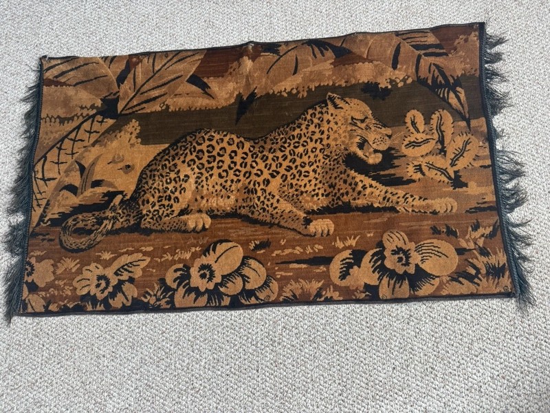 Vintage Leopard Tapestry 