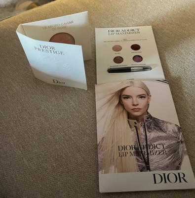 2 Dior Prestige Le Micro Caviar De Rose & Addict Lip Maximizer Plumping Gloss