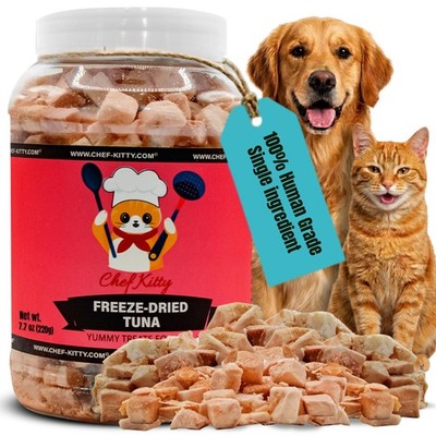 Tuna Cat Treats, 100% Wild Caught | Freeze Dried Dog Treats, High Protein | G...