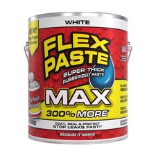 FLEX SEAL Family of Products FLEX PASTE MAX White Rubber Coating 12 lb