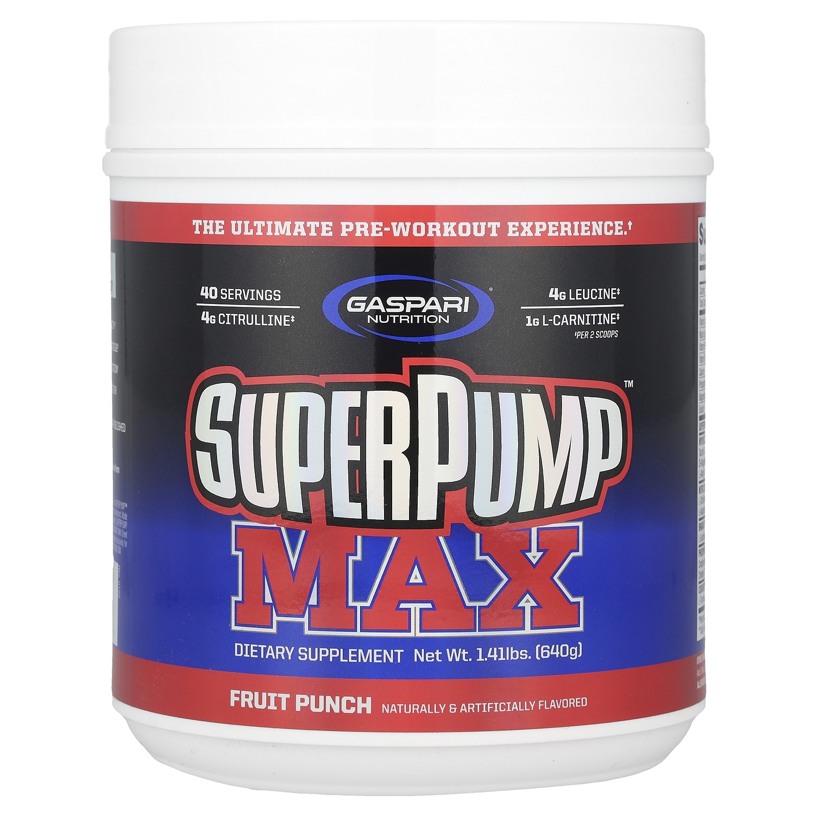 SuperPump Max Фруктовый пунш 141 фунта 640 г 7790₽