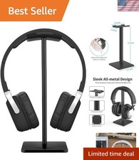 Universal Headset Holder with Aluminum Bar and Modern Design - For Every Setup