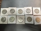 1967 Kennedy 40% silver 1/2 dollars 10 in lot