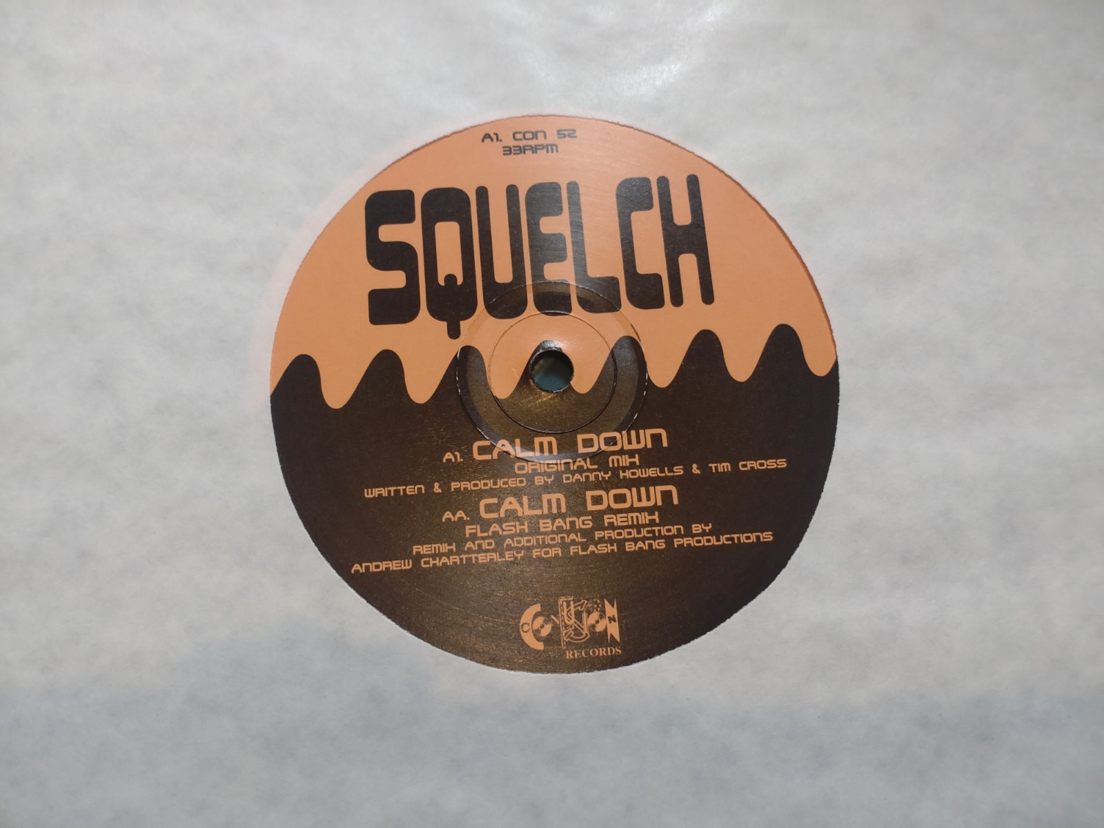 squelch / calm down / confusion records / vgp / vgp / progressive house / 1996