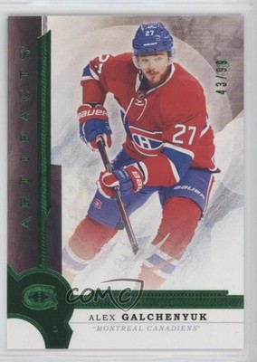 2016-17 Upper Deck Artifacts Emerald 43/99 Alex Galchenyuk #23 4t9