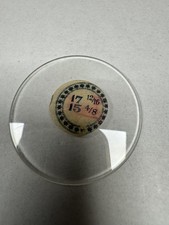 Vintage Round Glass Pocket Watch Crystal 40.16mm 17 12/16 15 4/8 Lens Clear