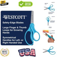 15968 Right- and Left-Handed Scissors, Classic Kids' Scissors, Back to School...