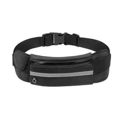 Waterproof Sport Runner Waist Bum Bag Running Jogging Belt Pouch Zip Fanny Pack