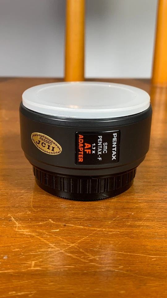 Pentax SMC Pentax-F Teleconverter 1.7x AF Adapter Made in Japan - Image 2 of 4