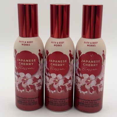 3 Bath & Body Works Japanese Cherry Blossom Concentrated Room Spray AirFreshener
