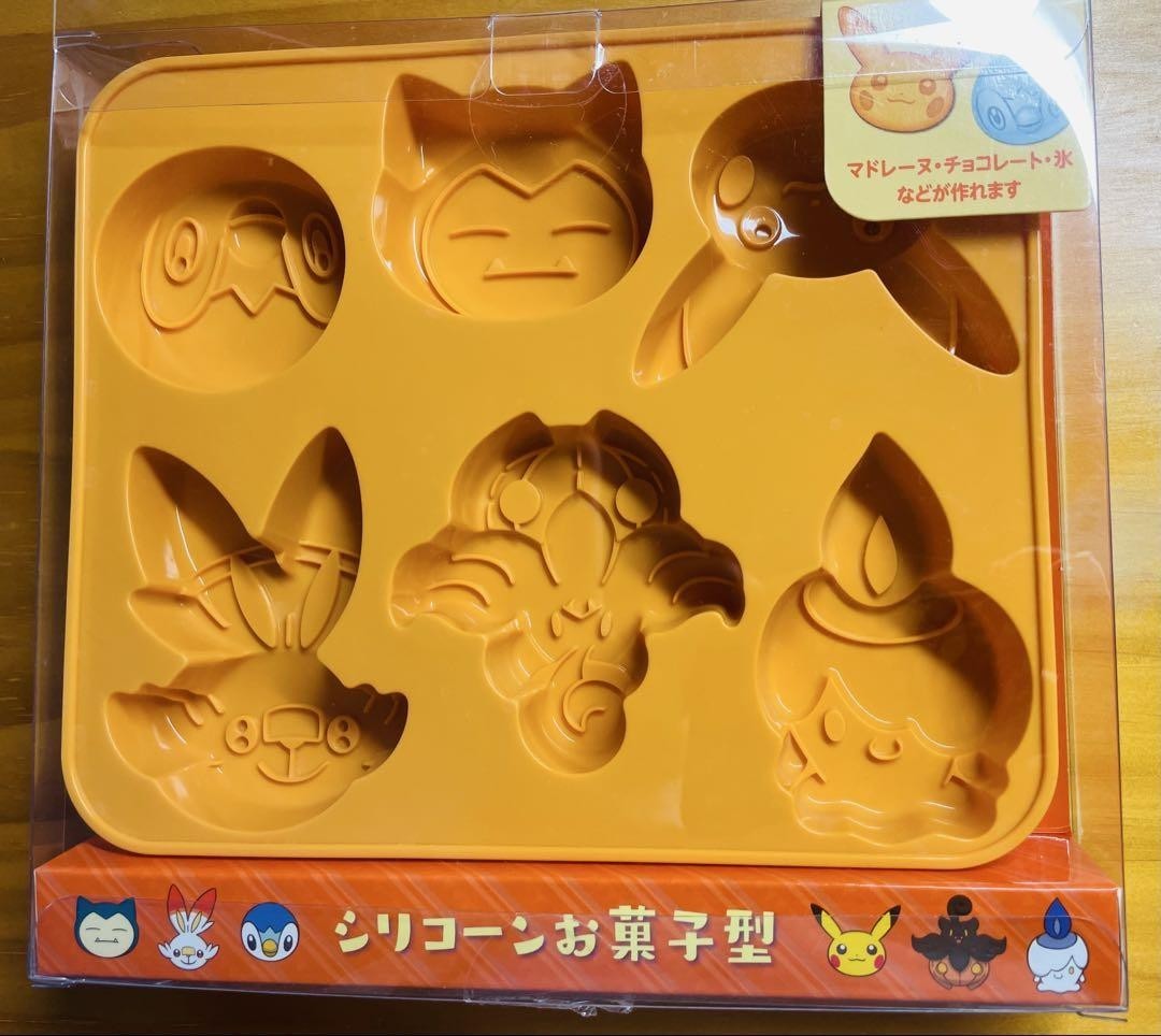 Molde de caramelo de silicona original centro Pokémon Piplup Snorlax...