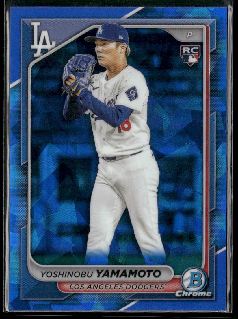 2024 Bowman Chrome Sapphire Edition #73 Yoshinobu Yamamoto