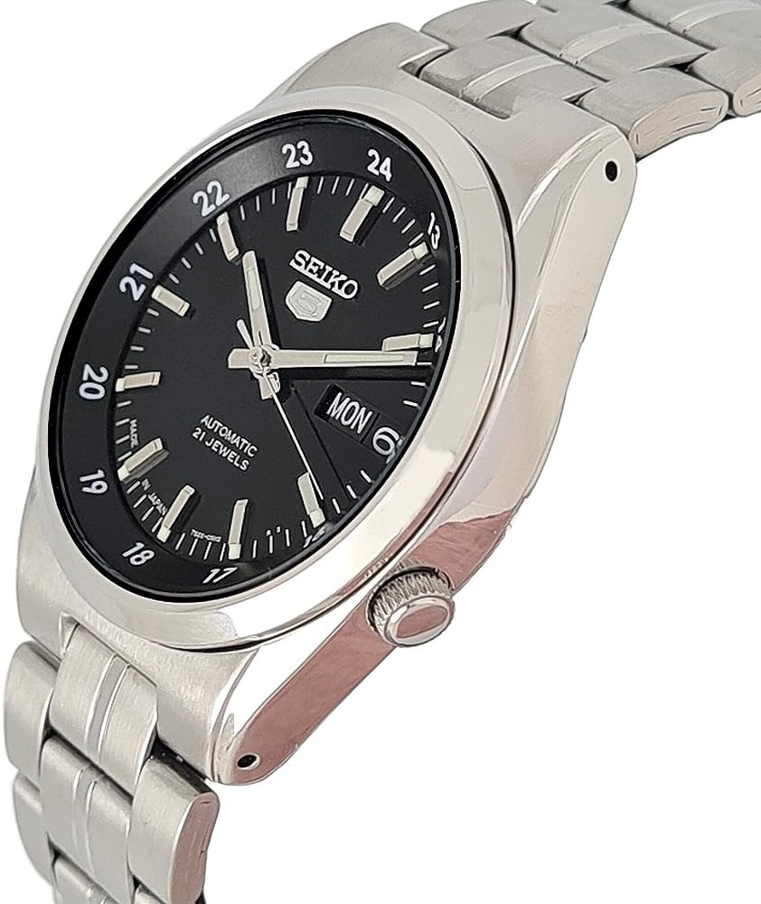 SEIKO 5 SNK567 SNK567J1 21 Jewels Automatic Black Dial Japan Made