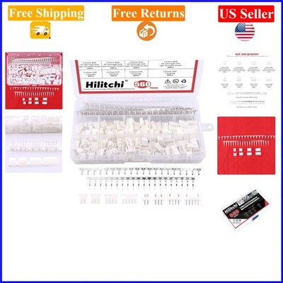 560PCS JST-XHP 2.54mm Pin Housing & Male/Female Connector Set for Electronics