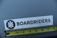 Boardriders Quiksilver Malibu Black White Original V2C Vintage Surfing STICKER