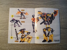 LEGO Technic Throwbots Spark 8522 Slizer w/Case Disks Manual Poster