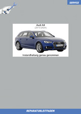 Audi A4 (2015-2024) Reparaturanleitung Inspektion Wartung Service