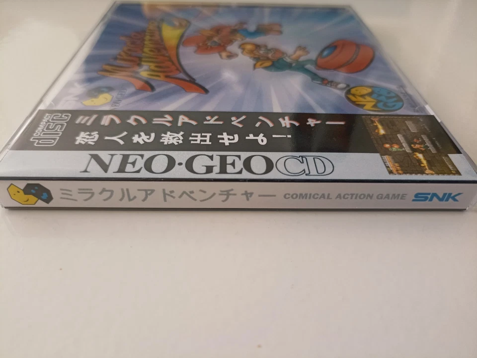 SNK Neo Geo CD CDZ Miracle Adventure Spinmaster MVS conversion - Photo 2/4