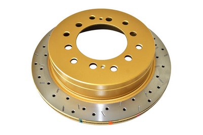 DBA Rear Drilled & Slotted 4000 Series Rotor For Toyota Cruiser (DBA4793XS)