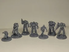 Fallout Brotherhood of steel Power armor squad Miniatures