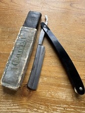 Vintage Clauss Straight Razor w/ Original Coffin Box &ndash; Fremont, Ohio