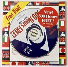 AOL America Online 5.0 CDROM World Flags, 1999, 500 Hours Free