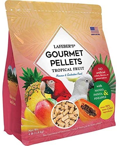 Lafeber's Gourmet Pellets Tropical Fruit For Macaw & Cockato