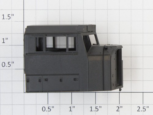 Carcasa de cabina de locomotora negra Athearn 60211 HO (10) | Condition: New