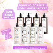 JAFRA Royal Body Oil or Body Lotion 16 fl oz Choose One New Desing